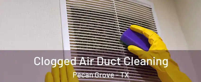  Clogged Air Duct Cleaning Pecan Grove - TX
